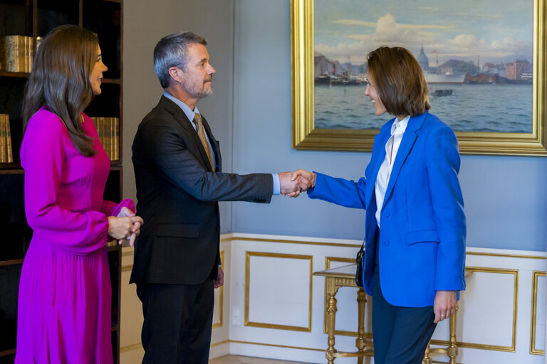 EP Conference of Presidents meets with the incoming Danish Presidency of the Council - Audience with His Majesty King Frederik X of Denmark and Her Majesty Queen Mary Elizabeth of Denmark