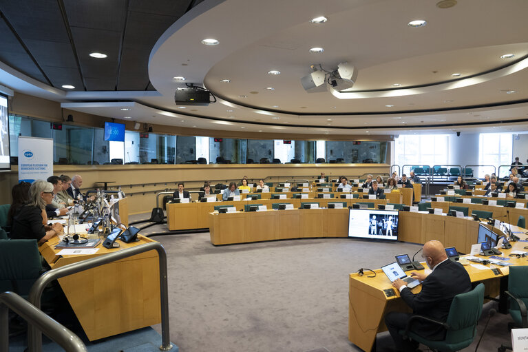 Foto 36: Conference on Countering Fake Election Observation, Disinformation, and Hybrid Threats.- Closing session
