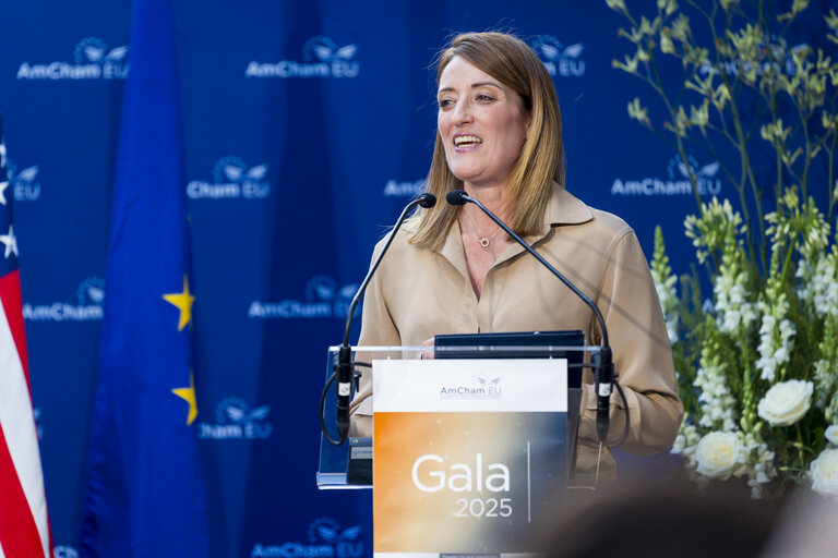 Annual Gala 2025 of the American Chamber of Commerce to the European Union - Keynote speech by Roberta METSOLA, EP President