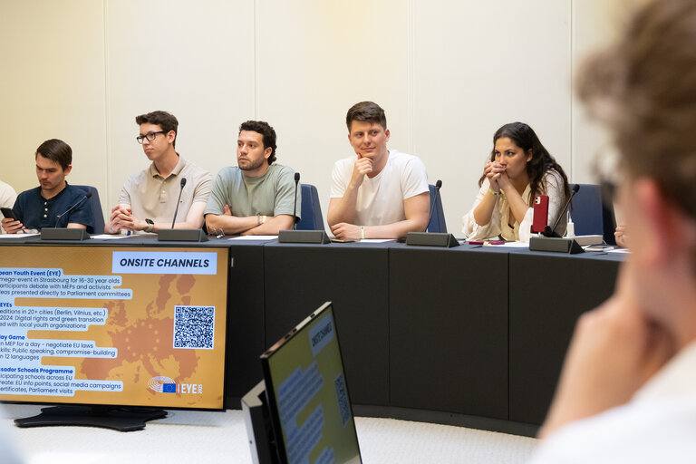 European Youth Event (EYE 2025) - Panels, interactive workshops and activities
