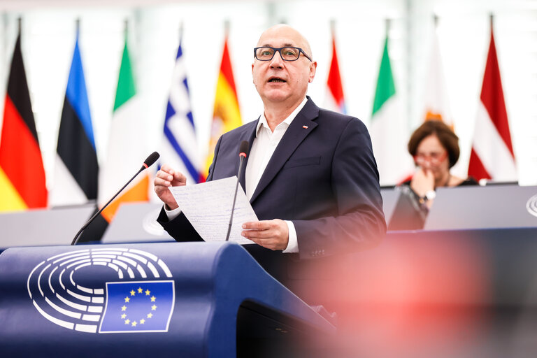 Valokuva 9: EP Plenary session - State of play and follow-up two years after the PEGA recommendations and the illegal use of spyware
