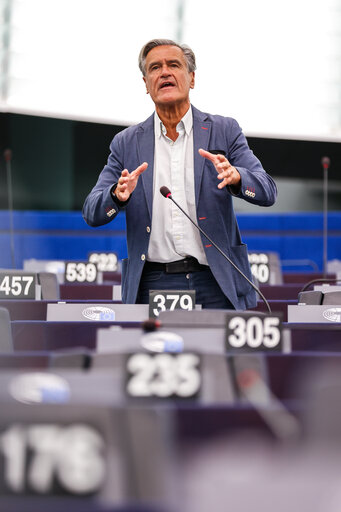 Valokuva 4: EP Plenary session - State of play and follow-up two years after the PEGA recommendations and the illegal use of spyware