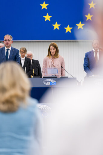 Fotografie 24: EP Plenary session - Resumption of session and order of business
