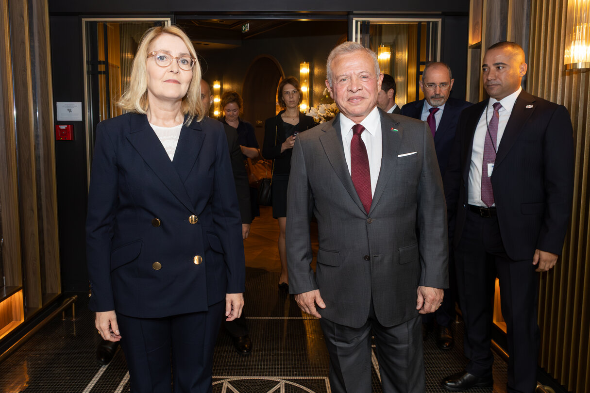 VP welcomes  His Majesty King Abdullah II, King of the Hashemite Kingdom of Jordan