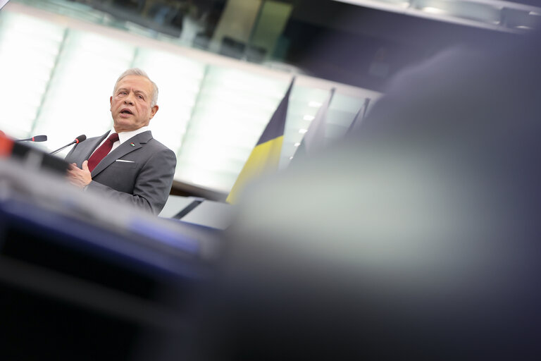 Fotografia 9: EP Plenary session - Formal sitting with His Majesty King Abdullah II, King of the Hashemite Kingdom of Jordan