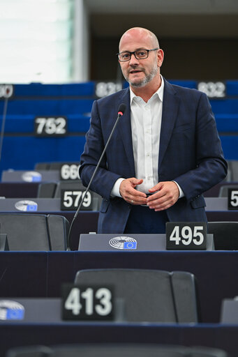 Fotografie 44: EP Plenary session - Implementation report on the Recovery and Resilience Facility