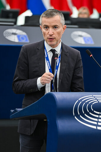 Fotografie 33: EP Plenary session - Implementation report on the Recovery and Resilience Facility