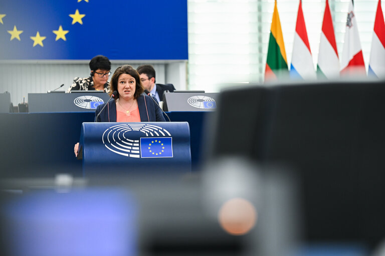 Fotografie 26: EP Plenary session - Implementation report on the Recovery and Resilience Facility