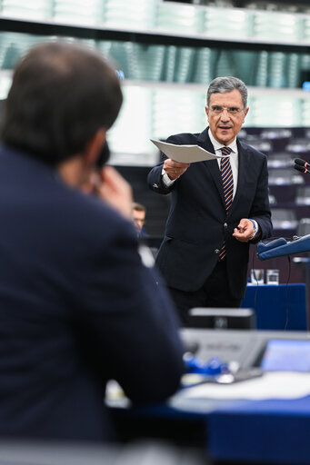 Fotografie 24: EP Plenary session - Implementation report on the Recovery and Resilience Facility