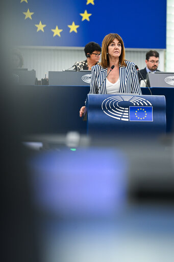 Fotografie 27: EP Plenary session - Implementation report on the Recovery and Resilience Facility