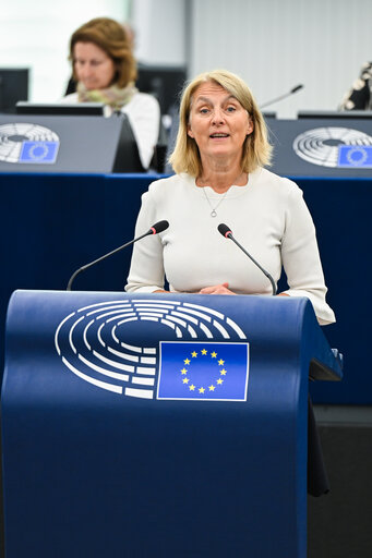 Fotografie 20: EP Plenary session - Implementation report on the Recovery and Resilience Facility