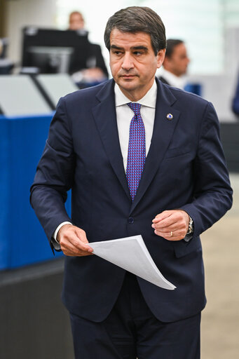 Fotografie 1: EP Plenary session - Implementation report on the Recovery and Resilience Facility