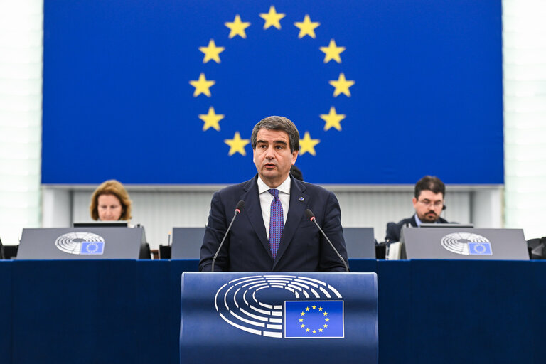 Fotografie 2: EP Plenary session - Implementation report on the Recovery and Resilience Facility