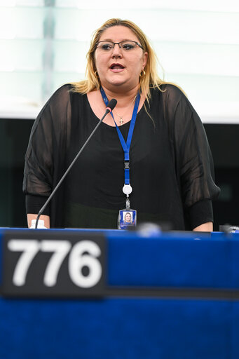 Fotografie 4: EP Plenary session - Implementation report on the Recovery and Resilience Facility