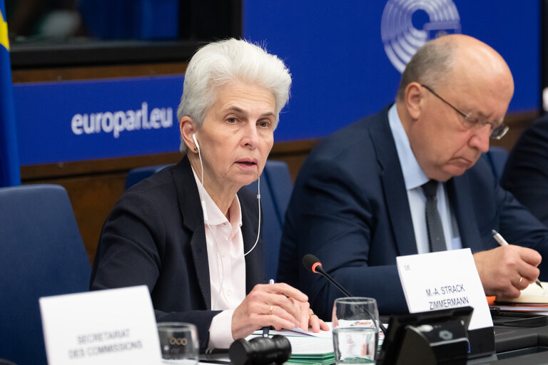 Fotagrafa 7: SEDE extraordinary meeting -  Presentation of the “Defence Omnibus” with Andrius Kubilius, European Commissioner for Defence and Space
