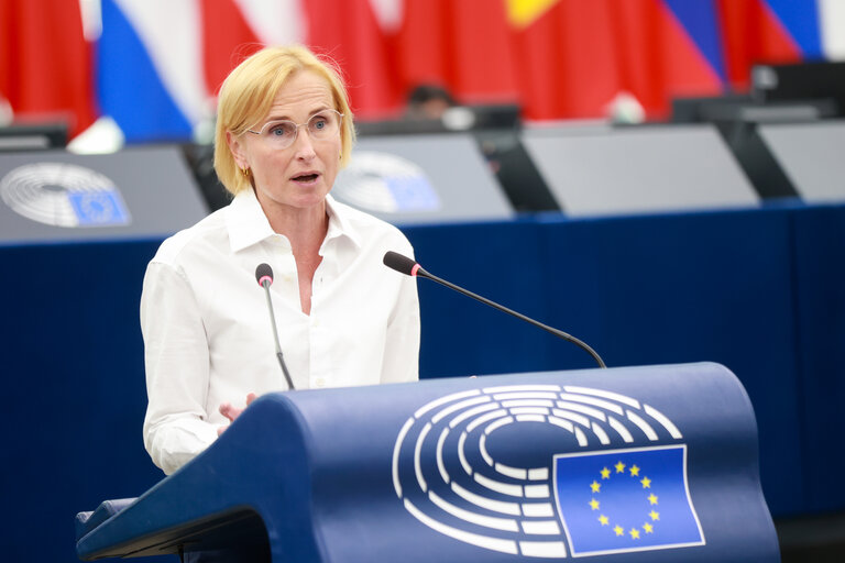 Zdjęcie 30: EP Plenary session - Stopping the genocide in Gaza: time for EU sanctions