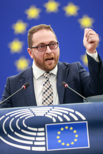 Zdjęcie 12: EP Plenary session - Stopping the genocide in Gaza: time for EU sanctions