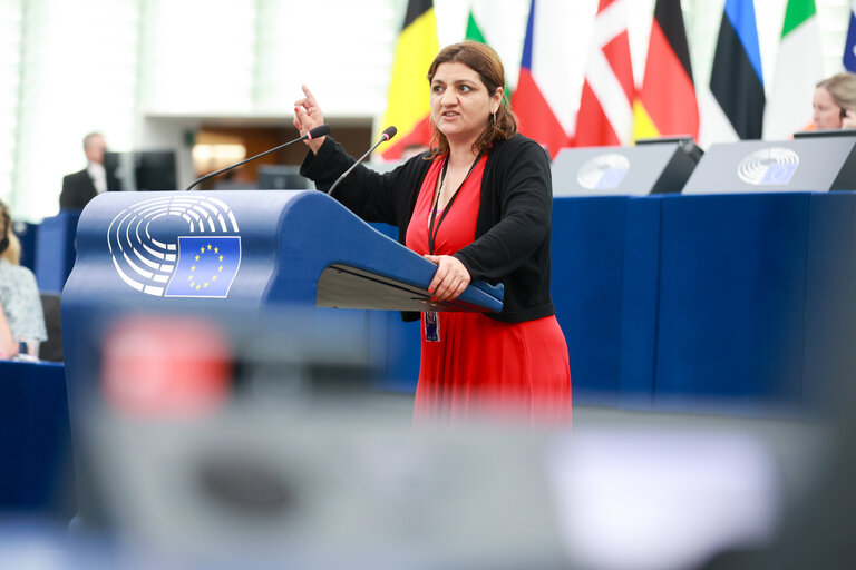 Zdjęcie 16: EP Plenary session - Stopping the genocide in Gaza: time for EU sanctions