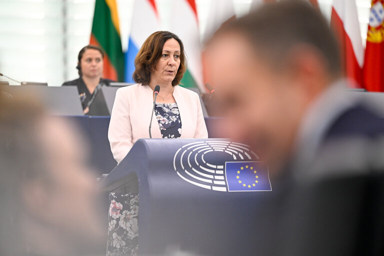 Fotografie 1: EP Plenary session.- Freedom of assembly in Hungary and the need for the Commission to act