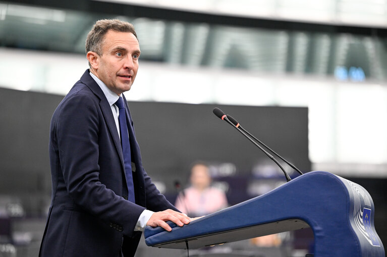 Fotografie 14: EP Plenary session.- Freedom of assembly in Hungary and the need for the Commission to act