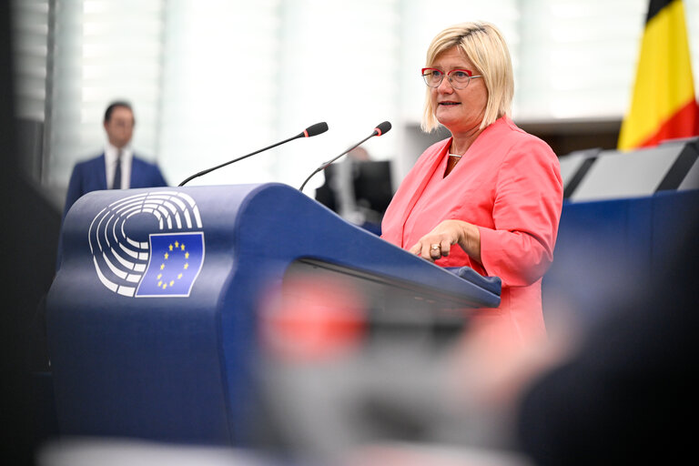 Fotografie 11: EP Plenary session.- Freedom of assembly in Hungary and the need for the Commission to act