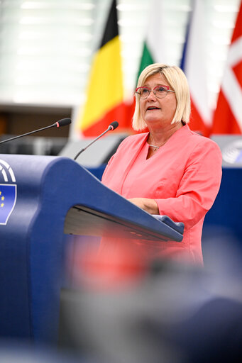 Fotografie 10: EP Plenary session.- Freedom of assembly in Hungary and the need for the Commission to act