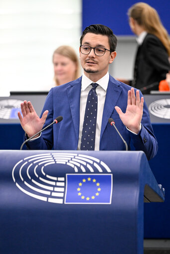 Fotografie 8: EP Plenary session.- Freedom of assembly in Hungary and the need for the Commission to act