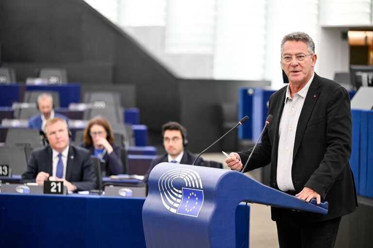 Fotografie 3: EP Plenary session.- Freedom of assembly in Hungary and the need for the Commission to act
