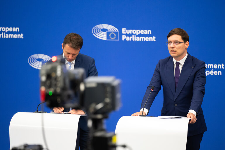 Foto 9: Press conference on the Implementation of the Recovery and Resilience Facility