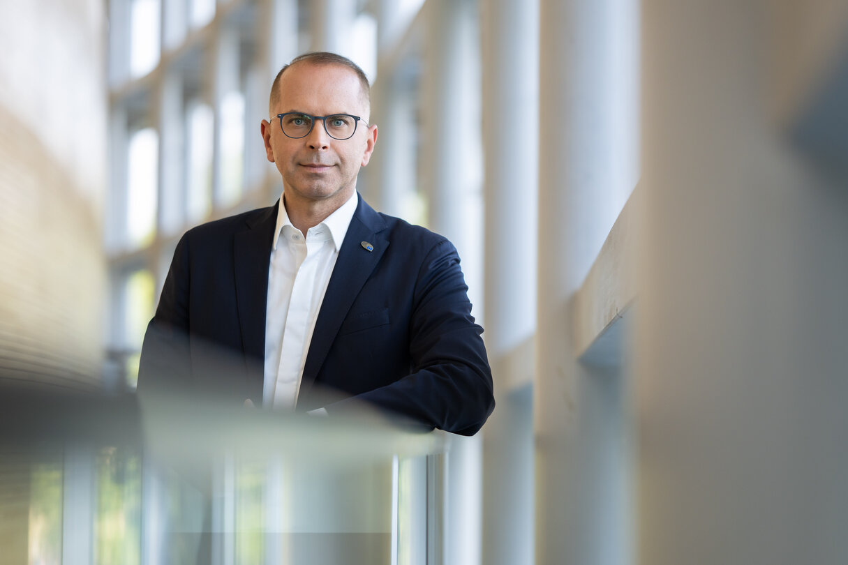 Michal Szczerba in the EP in Strasbourg