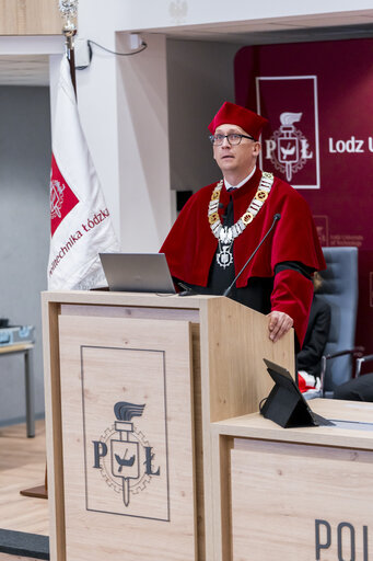 Fotografia 14: Roberta METSOLA, EP President, official visit to Warsaw and Lodz (Poland) - Honorary doctorate ceremony at Lodz University of Technology
