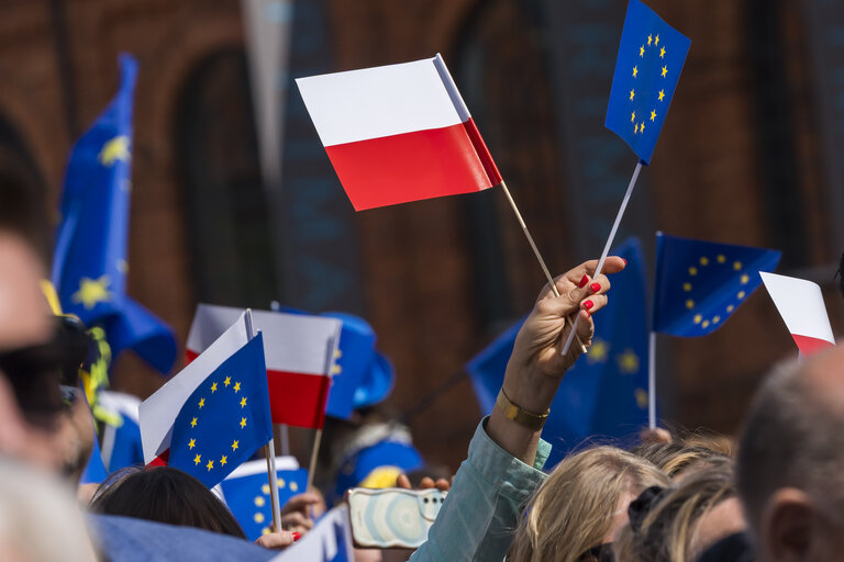 Roberta METSOLA, EP President, official visit to Warsaw and Lodz (Poland) - Speech at the Grand European Picnic & Public Performance of the ‘Ode de Joy’