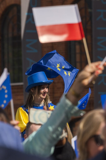 Roberta METSOLA, EP President, official visit to Warsaw and Lodz (Poland) - Speech at the Grand European Picnic & Public Performance of the ‘Ode de Joy’