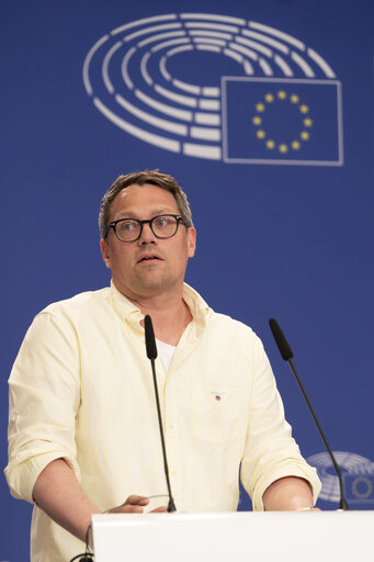 Foto 14: Press conference on the reaction to the cancellation of the last trilogue on Green Claims Directive
