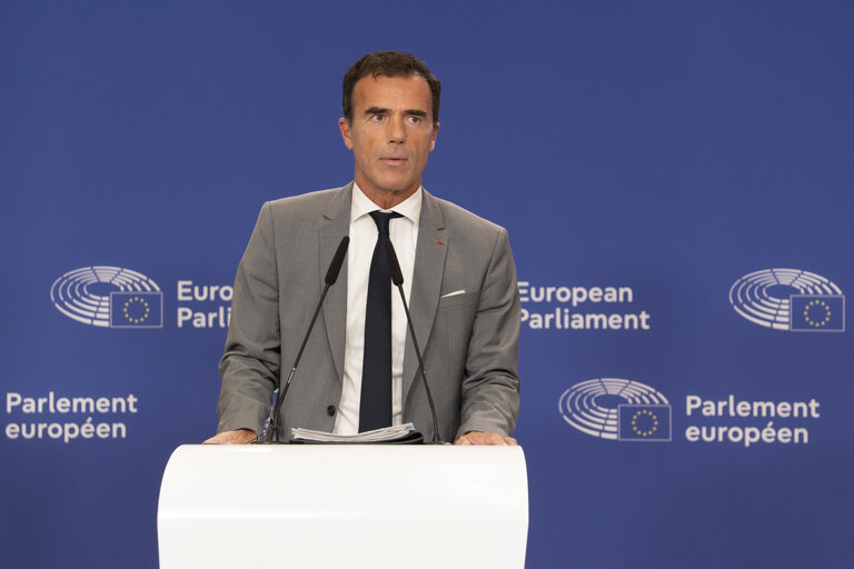 Foto 22: Press conference on the reaction to the cancellation of the last trilogue on Green Claims Directive