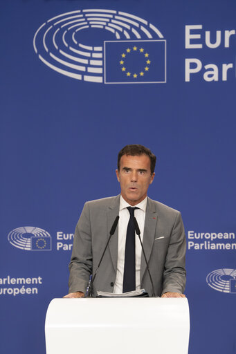 Foto 23: Press conference on the reaction to the cancellation of the last trilogue on Green Claims Directive