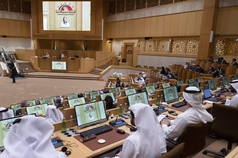 Official visit by Roberta METSOLA, EP President to Abu Dhabi (UAE)