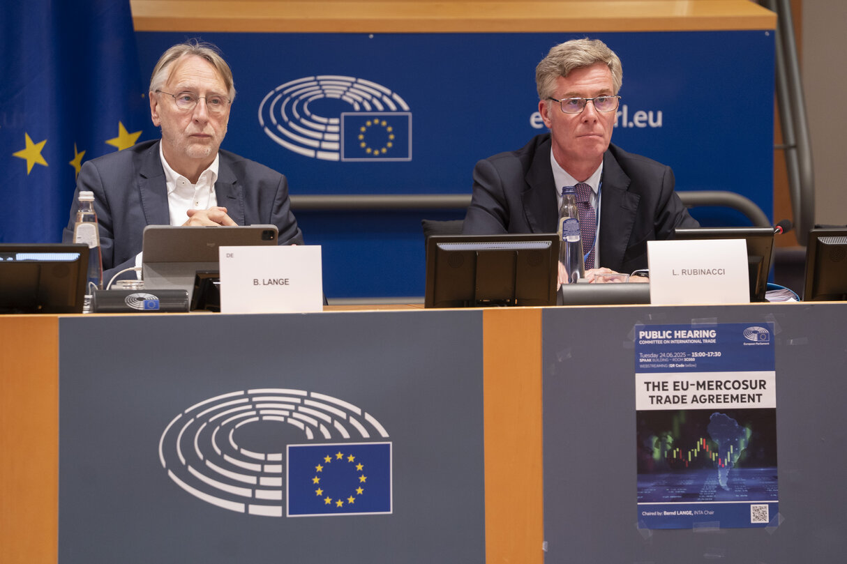 INTA committee meeting - Public hearing on the EU-Mercosur Trade Agreement