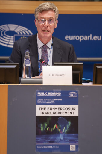 INTA committee meeting - Public hearing on the EU-Mercosur Trade Agreement