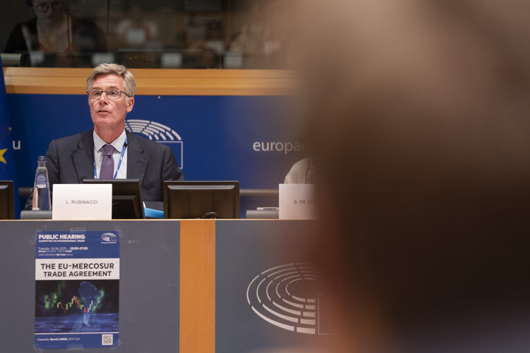INTA committee meeting - Public hearing on the EU-Mercosur Trade Agreement