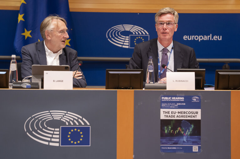 INTA committee meeting - Public hearing on the EU-Mercosur Trade Agreement