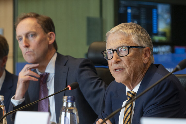 DEVE Extraordinary meeting - Exchange of views with Bill GATES, Chair of the Gates Foundation