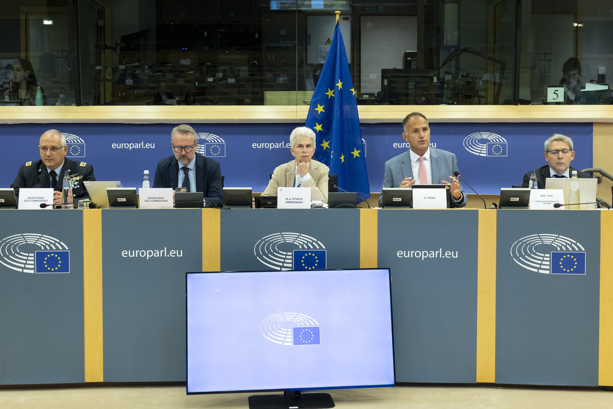 SEDE - Exchange of views with General André Denk, Chief Executive of the European Defence Agency following the Meeting of the Steering Board