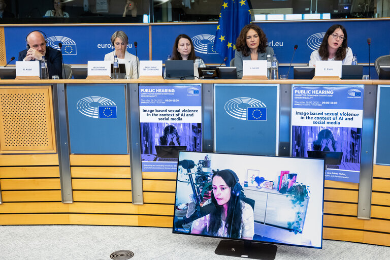 FEMM - Hearing: Image based sexual violence in the context of AI and social media specifically exploring the role of undressing apps and the responsibilities of platforms