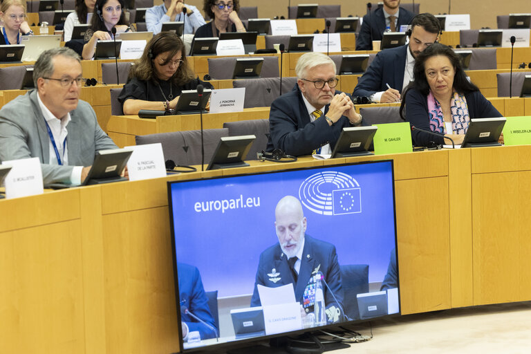 Photo 28 : SEDE - Exchange of views with Admiral Giuseppe Cavo Dragone, Chair of the NATO Military Committee