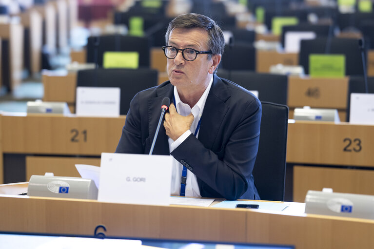 Photo 8: ITRE - Exchange of views with Andrius Kubilius, Commissioner for Defence and Space, on the Space Package and Defence Omnibus proposals