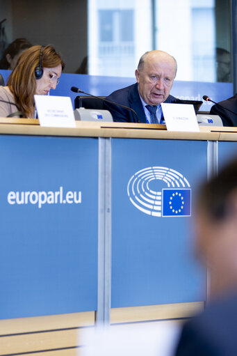 Photo 9: ITRE - Exchange of views with Andrius Kubilius, Commissioner for Defence and Space, on the Space Package and Defence Omnibus proposals
