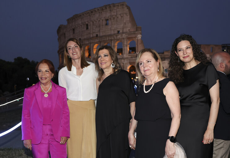 Roberta METSOLA, EP President receives the ‘Mela d’Oro’ award during the 37th Edition of the Marisa Bellisario Foundation Award Ceremony
