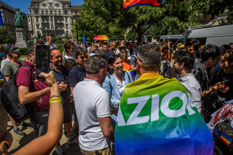 Fotografia 27: Budapest Pride March with the participation of Nicolae ȘTEFĂNUȚĂ, EP Vice President and EP Members