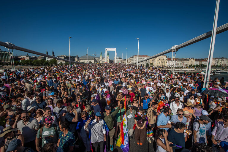 Fotografia 11: Budapest Pride March with the participation of Nicolae ȘTEFĂNUȚĂ, EP Vice President and EP Members